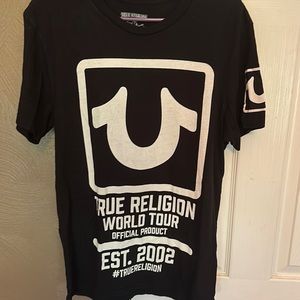 True Religion Mens Black T Shirt